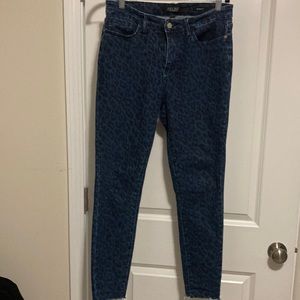 Judy Blue dark wash leopard jeans size 11/30
